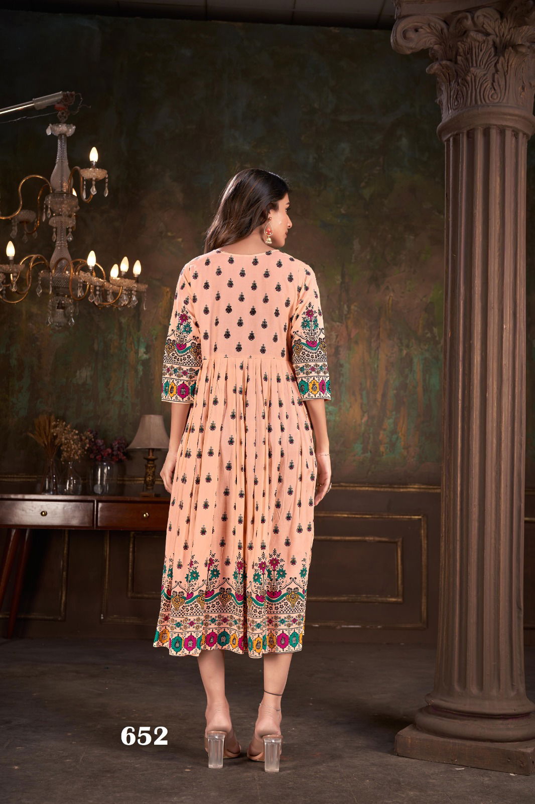 Moon Night By Jivora Printed Cotton Kurtis Catalog